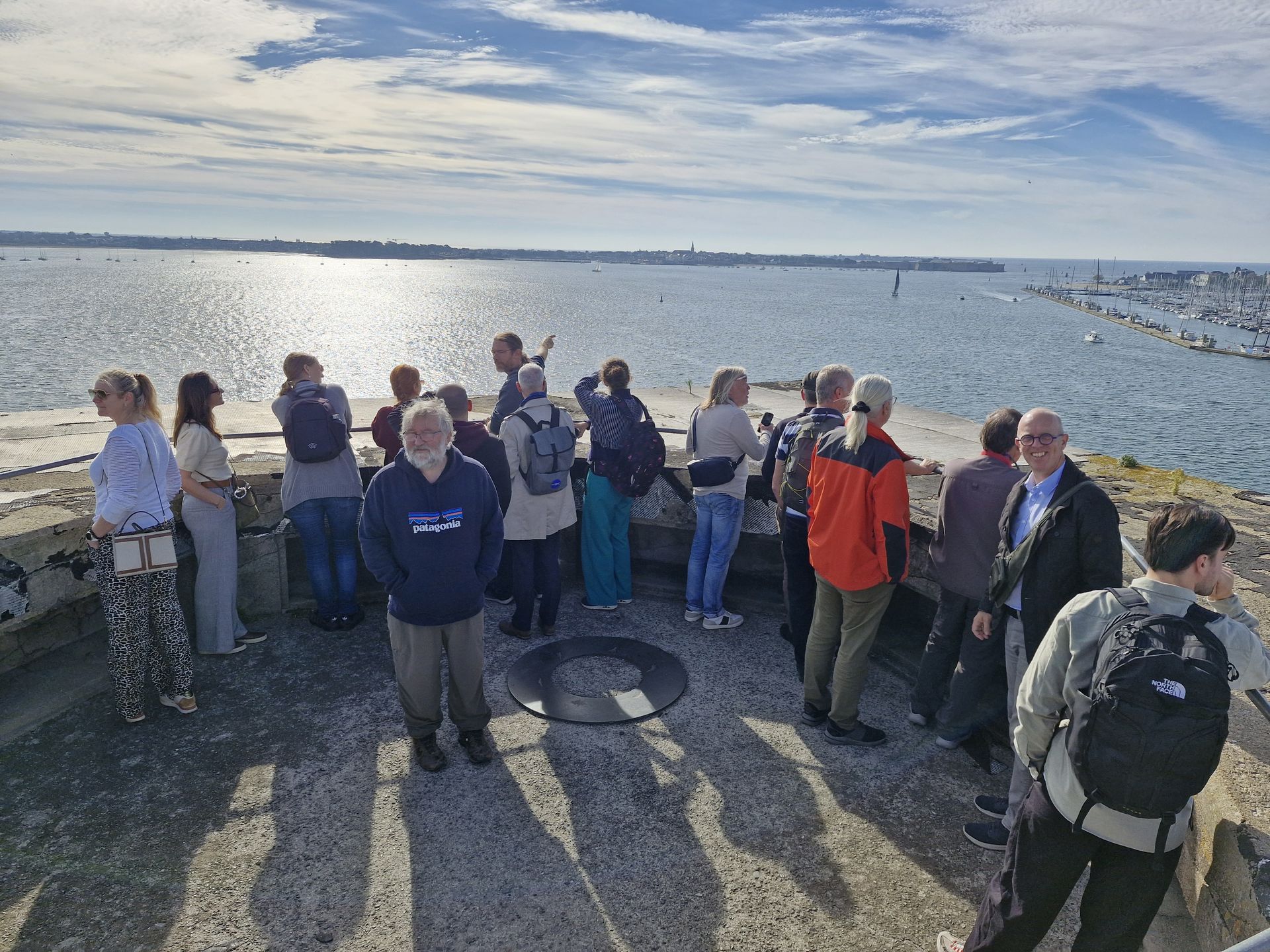 The AquaCOM team visits the K3 submarine naval base